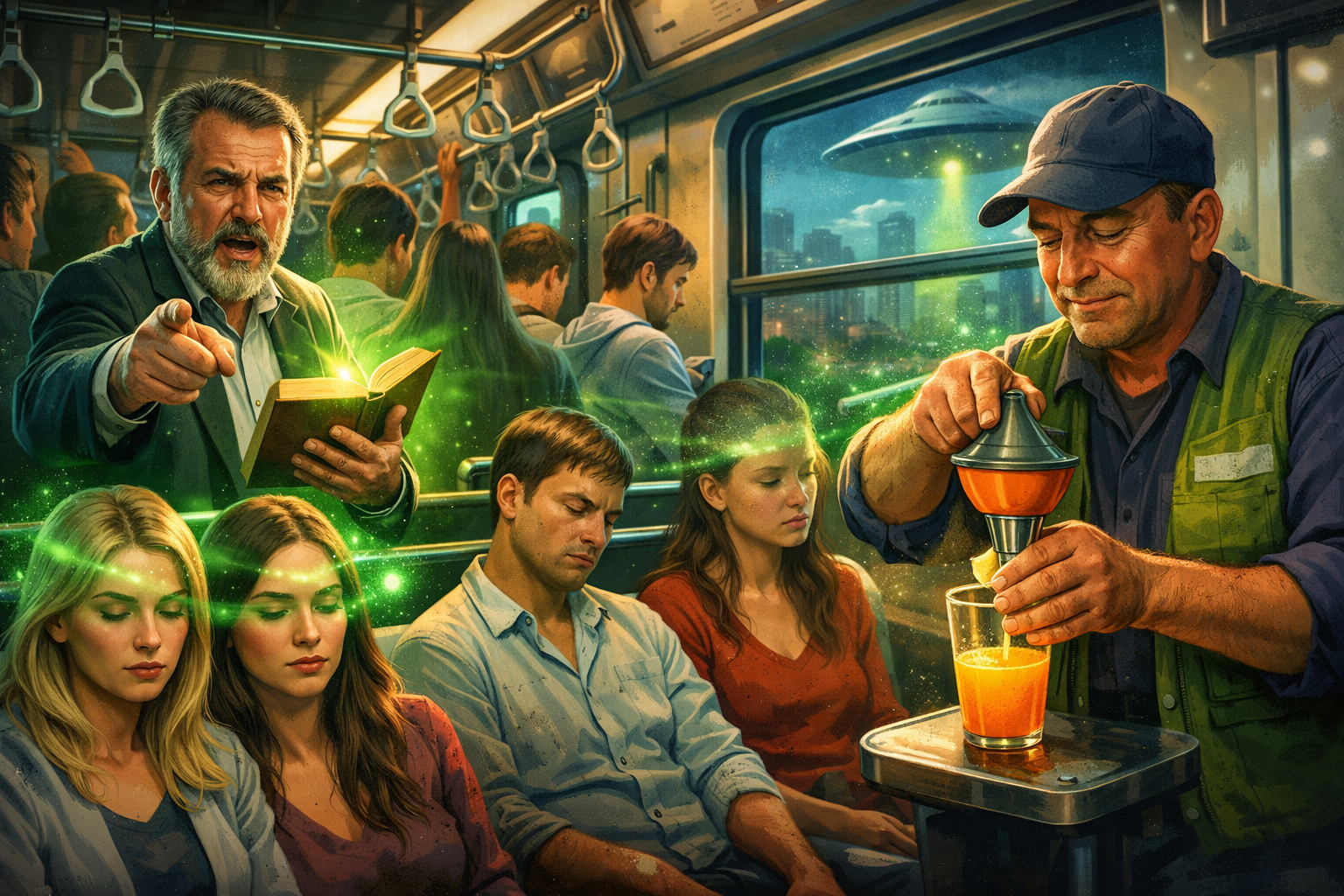 TRANSE NO TREM ESCONDE PLANO EXTRATERRESTRE