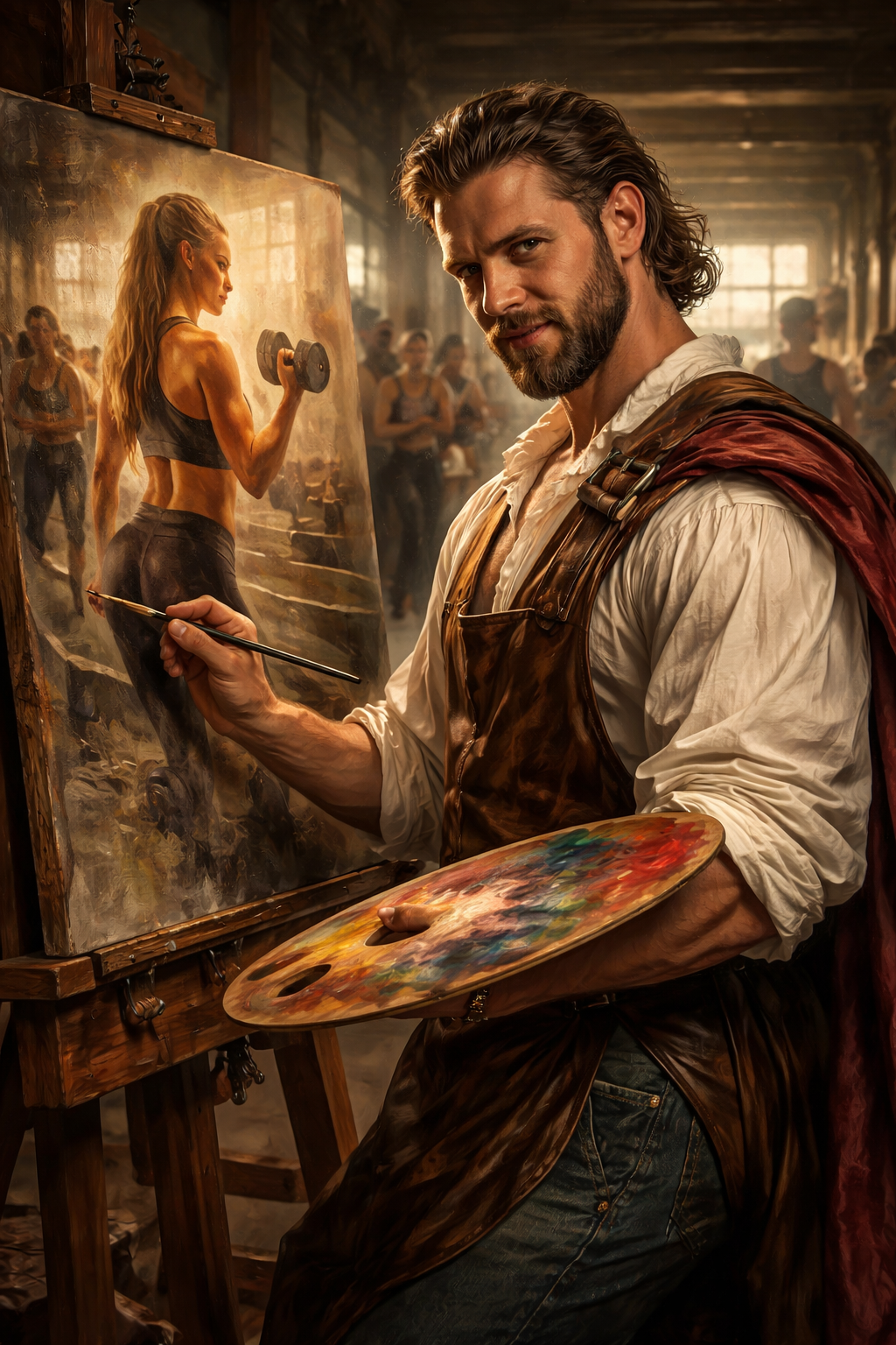 PINTOR DA ACADEMIA EXPÕE MUSAS E SOME COM OUTRAS